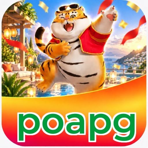 Interface da plataforma poapg mostrando slots populares e bônus de boas-vindas